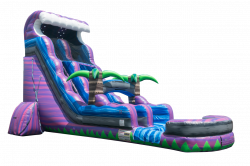 22ft Purple Crush Water Slide