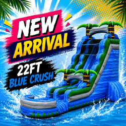22ft Blue Crush Water Slide