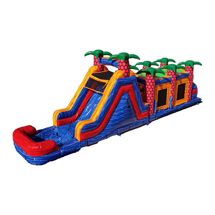 Obstacle course rentals from Bouncing with Bubbles in Ascension Parish