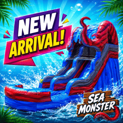 16ft  Sea Monster Water Slide